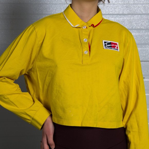 Tommy Hilfiger Cropped Rugby Polo - Picture 1 of 4